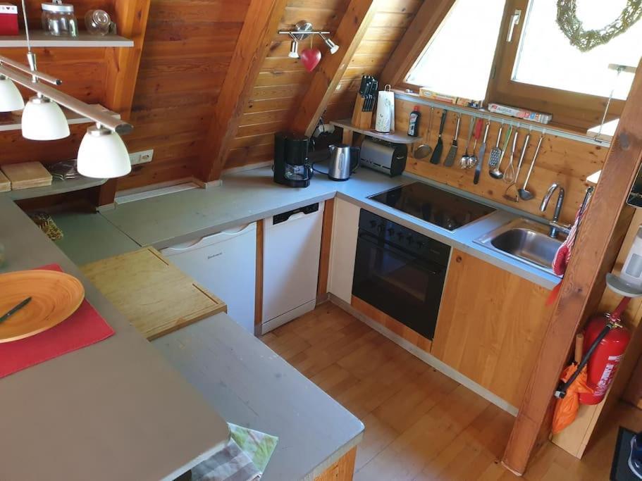 Nurdachhaus Mit Kaminofen Und Grossem Grundstueck Villa Faßberg Exteriör bild